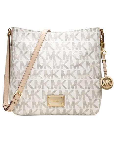 michael kors jet set shoulder bag white|Michael Kors outlet jet set.